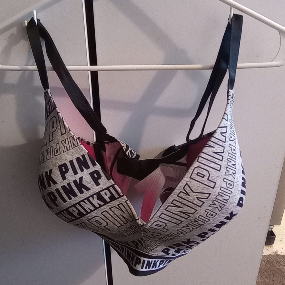 PINK Wear Everywhere Wireless Lightly Lined Bra, Sz 36DDD
